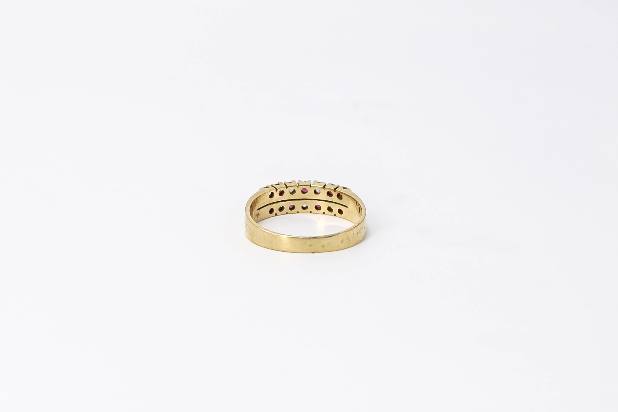 Anillo de oro 18K con piedras de color — vista alternativa