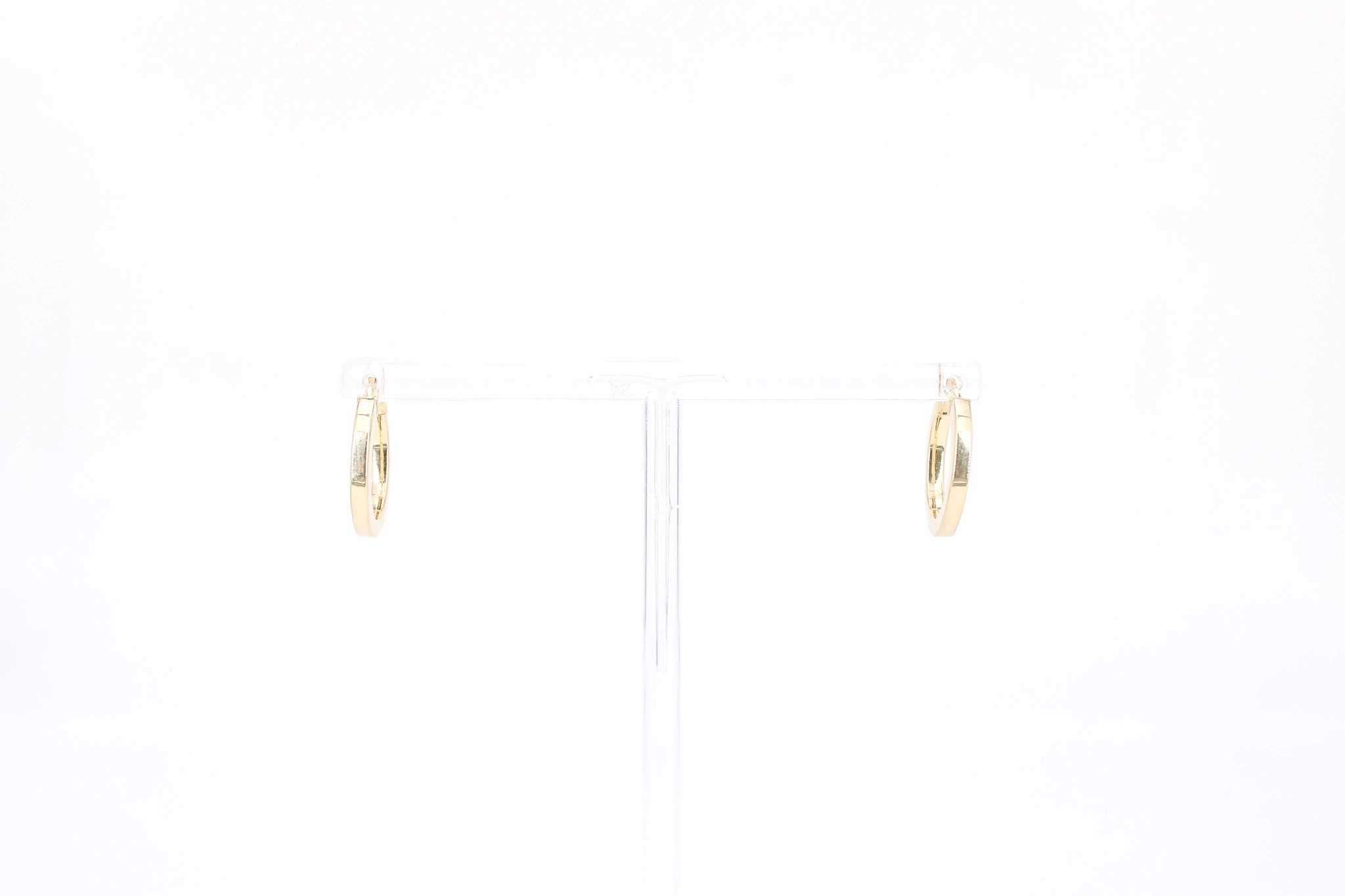 Aros de oro rectangulares 18K — foto 3