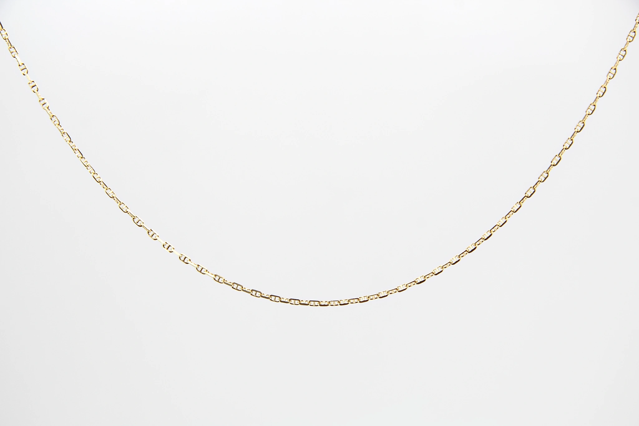 Cadena de oro forzada 18K