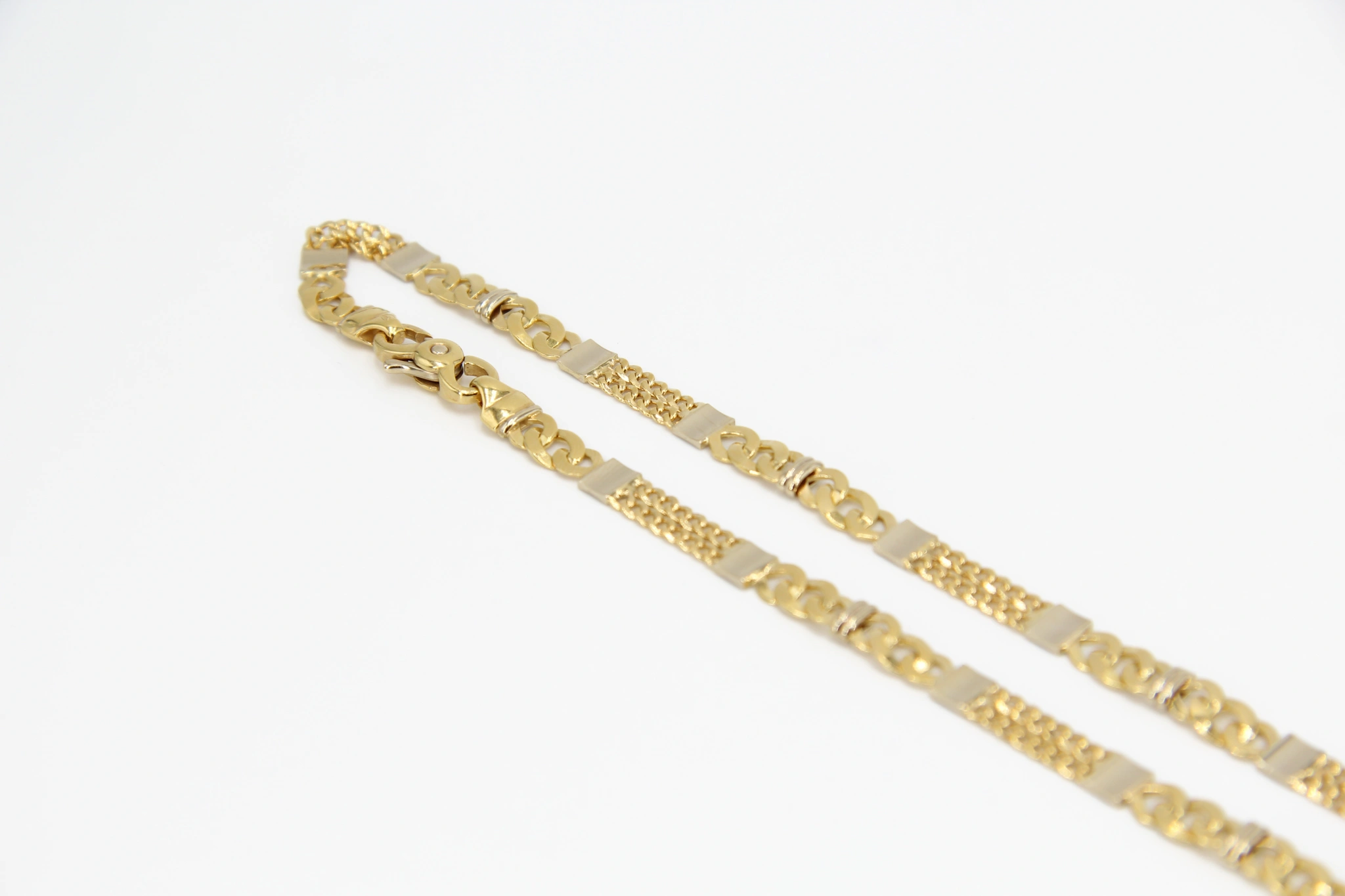 Gargantilla de oro combinado 18K — vista alternativa