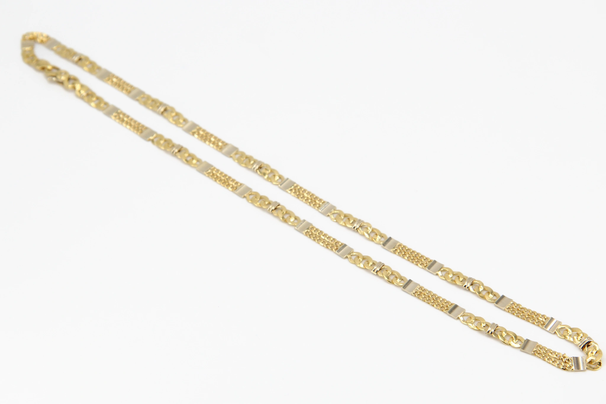 Gargantilla de oro combinado 18K — foto 3
