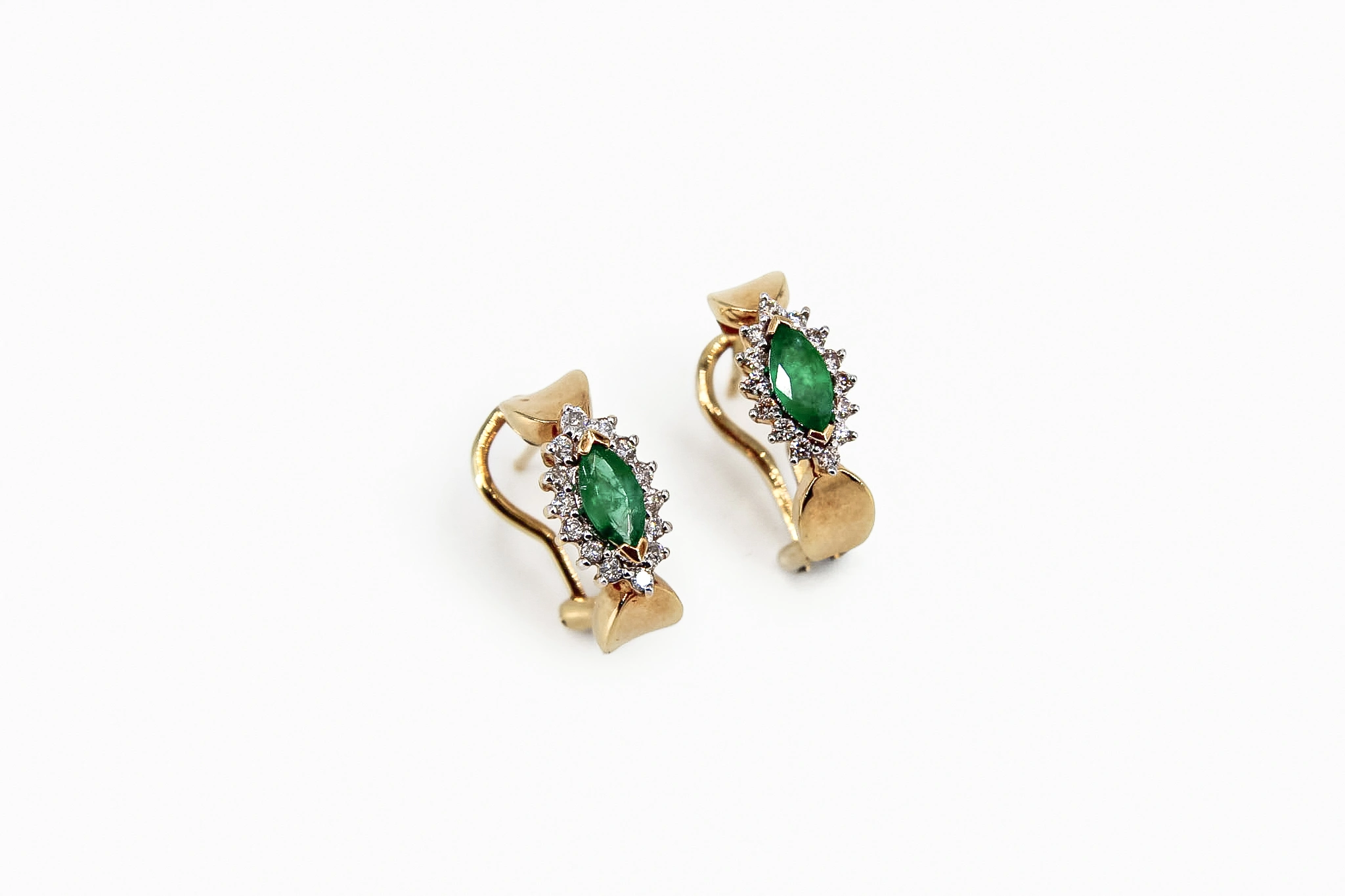 Pendientes de oro 18K con diamantes