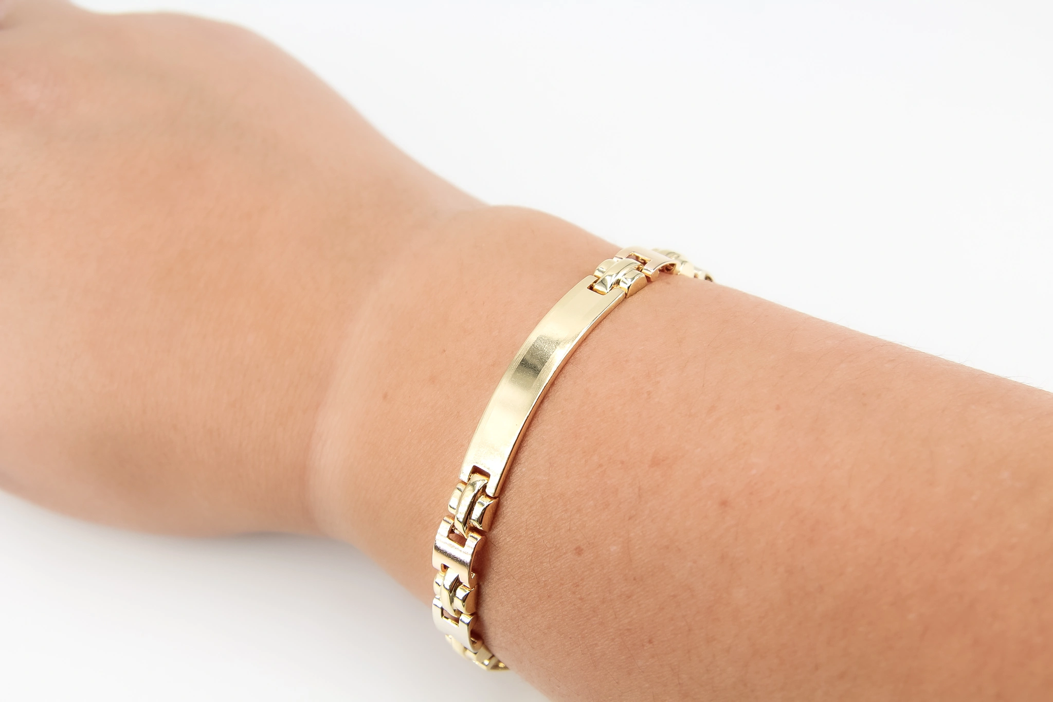 Esclava de oro combinado 18K — foto 3